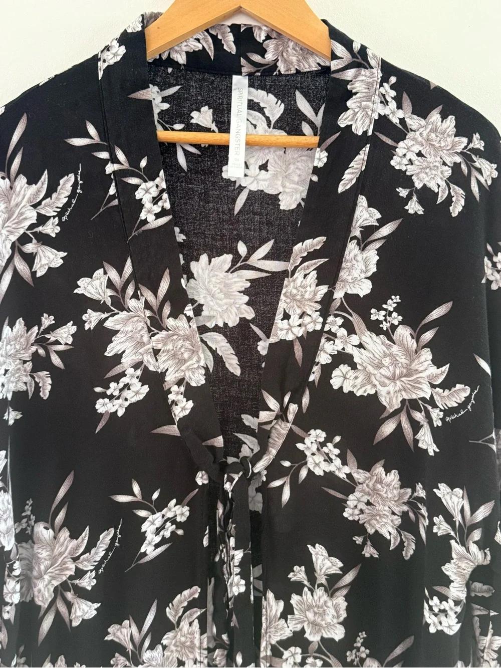 Spiritual Gangster Floral Maya Kimono Swim Cover Up Beach Boho Festival‎ OS